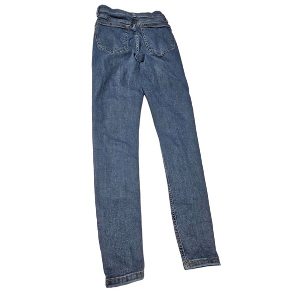 Topshop Moto Jamie Jeans Womens Size 25 Skinny Mid Rise Medium Wash Denim Pants - Picture 3 of 7